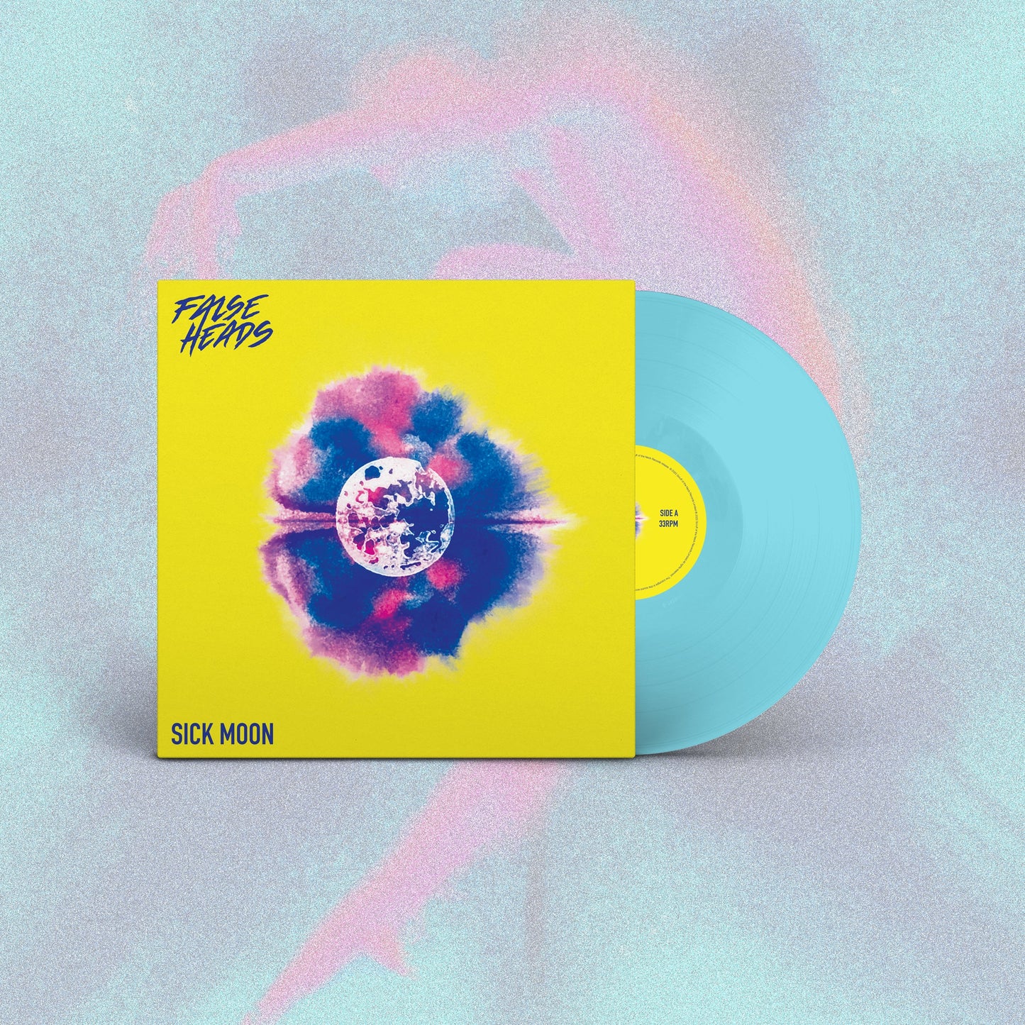 False Heads - 'Sick Moon' LP - Vinyl - Special Edition Sky Blue 12" Disc