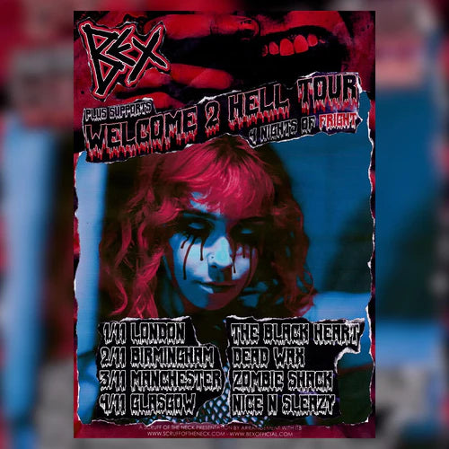Bex has announced her first ever UK HEADLINE TOUR!!
