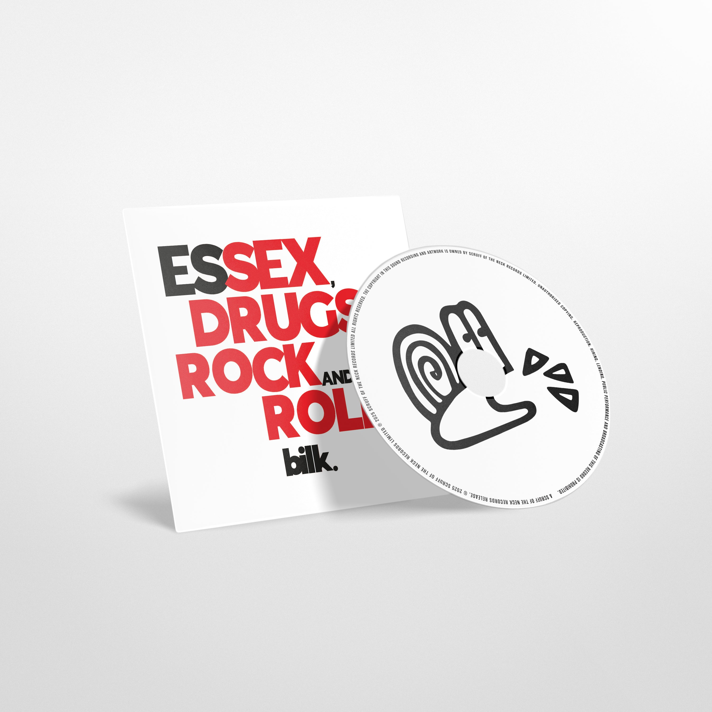 Bilk Cd Bilk - 'Essex, Drugs and Rock and Roll' LP - CD – Scruff of the Neck