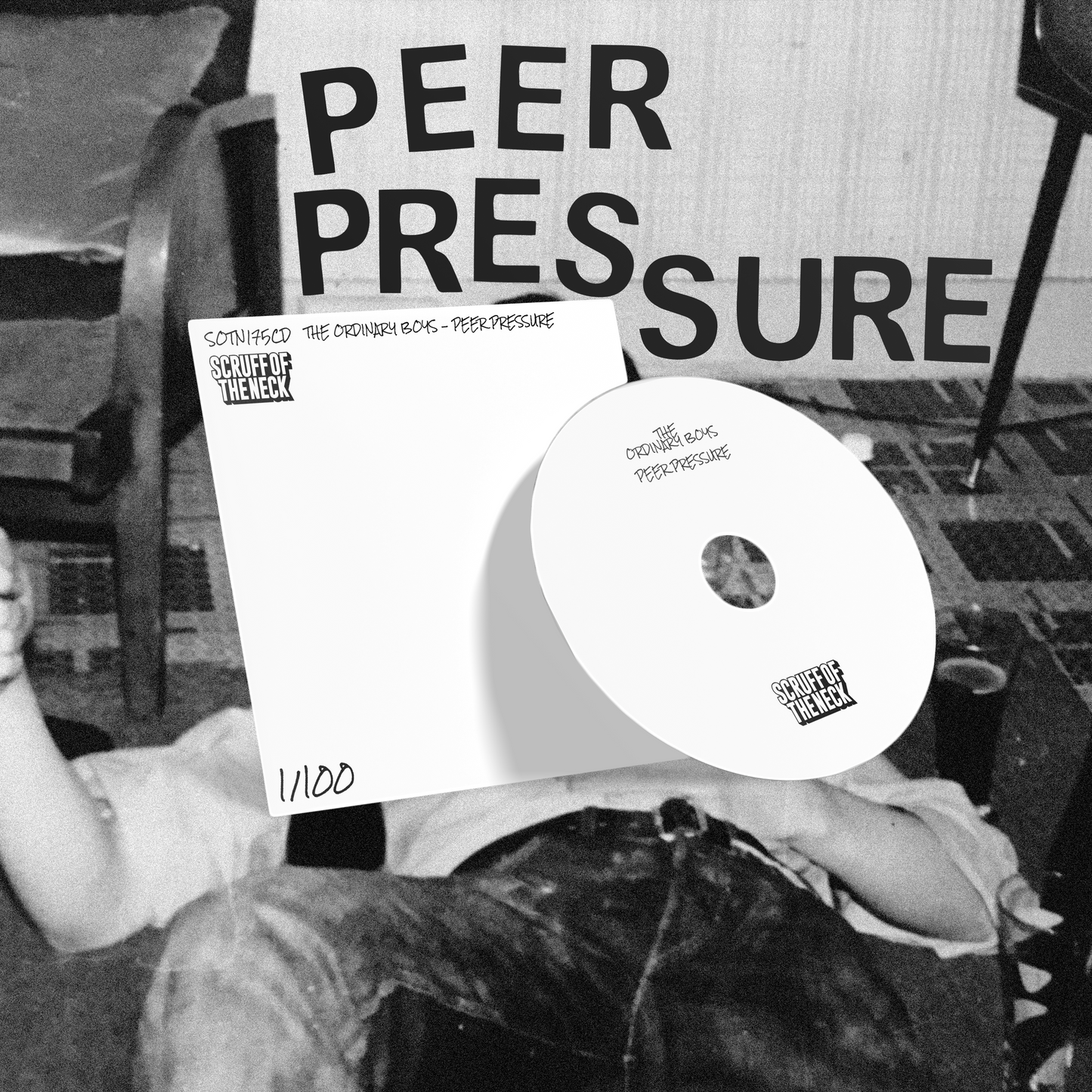 The Ordinary Boys - 'Peer Pressure' - Signed, Hand-Numbered + Stamped CD